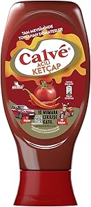 Calve Ketçap Acılı Mevsiminde Toplanan Domatesler Hafif Orta Acı 400 g