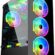 GAMEFORCE GF-8307 GLASS 6x120mm Rainbow Fanlı Oyuncu Kasası