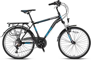 Geroni CRAFT – 24″ CITY – 16,5′ – 21 Vites – V.B. – Siyah-Mavi