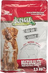 Jungle Kuzu Etli Yetişkin Köpek Maması 2.5 Kg