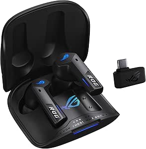 ASUS ROG CETRA TRUE WIRELESS SPEEDNOVA, Wireless Bağlantı ANC Özelliği 27 Saatte kadar Pil Ömrü IPX4 ARMOURY CRATE İLE EKOLAYZER/VIRTUAL 7.1 Özellikli Kulakiçi Kulaklık