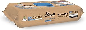 Sleepy Bio Çözünür Yüzey Temizlik Havlusu&Mendili Deniz Tuzu&Yosun 3×50 (150 Yaprak)