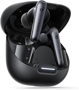 Soundcore Anker Liberty 4 NC Bluetooth Kulaklık, Adaptive ANC 2.0, 3 Kat Daha Detaylı Net, 10 Saat / 50 Saat Endişesiz Pil, 6-Mikrofonlu Akıllı Çağrılar, Ses Kadife Siyahı