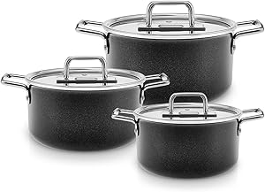 Karaca Swiss Crystal Mastermaid 6 Prç Mid Ten Set Shinyblack