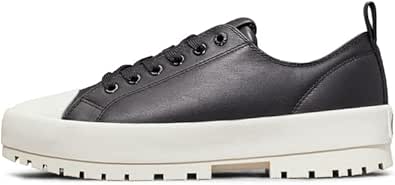 Calvin Klein Jeans LUGGED HYBRID LOW OH MG NAPPA Kadın Spor Ayakkabı, Siyah, 41