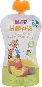 HiPP Organik Şeftalili Mangolu Elma Püresi 100 gr