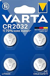 VARTA CR2032 ‘li Lityum Düğme Pil 4’lü paket