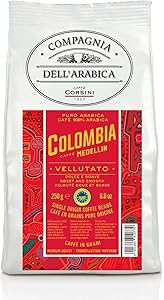CAFFÈ CORSINI 1950 Kolombiya Medellin%100 Arabica Çekirdek Kahve 250GR