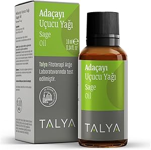 Talya Adaçayı Uçucu Yağı,%100 Saf Ve Doğal, 10 ml