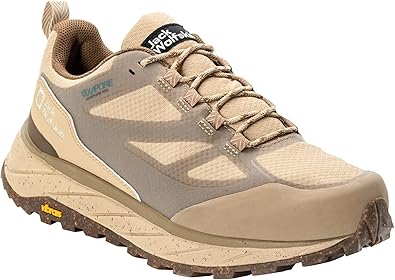 Jack Wolfskin TERRAVENTURE TEXAPORE LOW M Erkek Outdoor Ayakkabı, Bej, 44