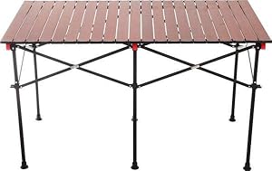 FreeCamp 8830-H5-C Katlanır Masa, Kahve
