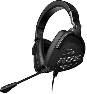 ASUS Rog Delta S Animate 7.1 Ess Quad Dac Ai Mic Özellikli Dairesel Rgb Aydınlatma USB-C Bağlantılı Rgb Oyuncu Kulaklığı