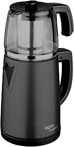 GRM102GTM Gourmet Pro Cam Demlikli Çay Makinesi Siyah