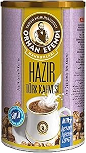 Altıncezve Orhan Efendi Hazır Türk Kahvesi Sütlü Teneke 500 Gr