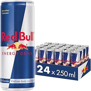 Red Bull Enerji İçeceği, 250 ml (24’lü Paket, 24 x 250 ml) Original