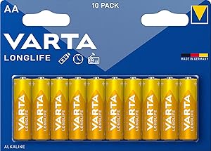 VARTA Longlife AA Alkalin kalem pil 10’lu paket