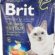 Brit Premium By Nature Kısırlaştırılmış Kediler İçin, Somon Balıklı Kuru Mama, 8 kg