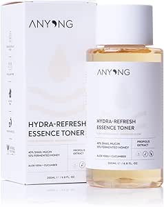 Anyong Aydınlatıcı, Nemlendirici ve Tazeleyici Tonik 200 ml (%40 Salyangoz Özü& Bal & Propolis & Aloe Vera)