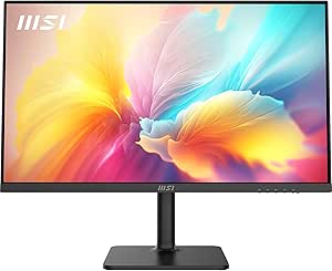 MSI 27″ MODERN MD272XP Kurumsal Monitör, Flat, FHD, IPS 100HZ 1MS TYPE-C, Anti-Glare, Siyah
