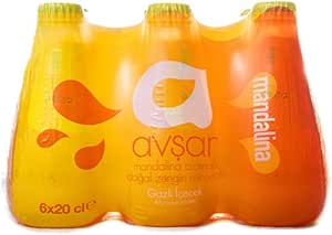 Avşar Mandalina C Plus Maden Suyu 200 ml 6’lı