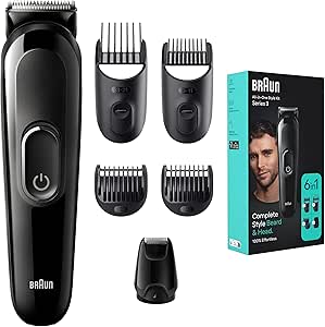 Braun Series 3 MGK3410 Hepsi Bir Arada Şekillendirme Seti, 6’sı 1 Arada Erkek Bakım Kiti