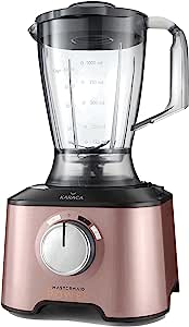 Karaca Mastermaid Power 10 In 1 Gıda Hazırlama Seti, Blender, Çırpıcı, Yoğurucu, 2000 W, 1 L Hazne, Rose Gold