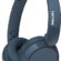 Philips TAH4209BL hafif kulak üstü kablosuz Bluetooth kulaklık, pasif gürültü yalıtımlı, 55 saat çalma süresi, net çağrılar, dinamik bas, 2 saat USB-C şarj, mavi