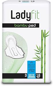 Ladyfit Bambu Gece 18’li Vegan Ped