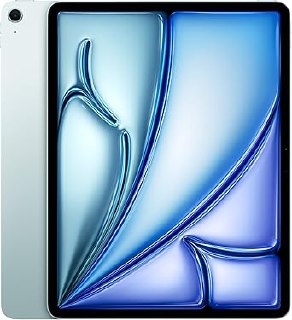 Apple M3 çipli 13 inç iPad Air: Liquid Retina Ekran, 128 GB, 12 MP Ön/Arka Kamera, Wi-Fi 6E, Touch ID, Tüm Gün Süren Pil Ömrü — Mavi