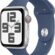 Apple Watch SE (2. nesil) GPS + Cellular 40 mm Gümüş Rengi Kasa Akıllı Saat ve Kot Rengi Spor Kordon – S/M. Fitness ve Uyku Takibi, Trafik Kazası Algılama, Kalp Atış Hızı Takibi, Retina Ekran