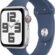Apple Watch SE (2. nesil) GPS + Cellular 44 mm Gümüş Rengi Kasa Akıllı Saat ve Kot Rengi Spor Kordon – S/M. Fitness ve Uyku Takibi, Trafik Kazası Algılama, Kalp Atış Hızı Takibi, Retina Ekran
