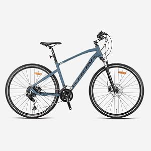 KRON TX 500-28” CITY – 20′ – 20 Vites – H.DISC – Mat Gri – Siyah-Gri-Turuncu