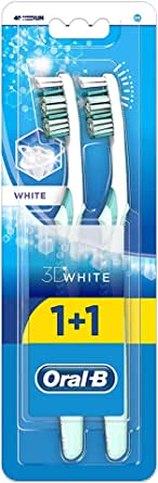 Oral-B Diş Fırçası 3 Boyutlu Beyazlık 40 Orta 1 Alana 1 Bedava Paketi