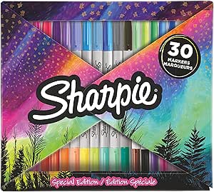 Sharpie Fine Permanent Markör 30’lu Karışık Kutu, Zarf
