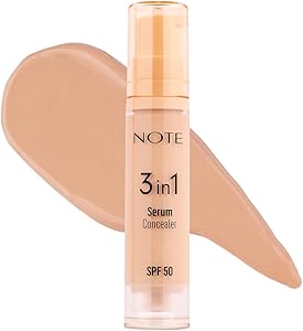 Note 3 in 1 Serum Concealer SPF 50 10 Medium Nemlendirici ve Aydınlatıcı Göz Altı Kapatıcısı