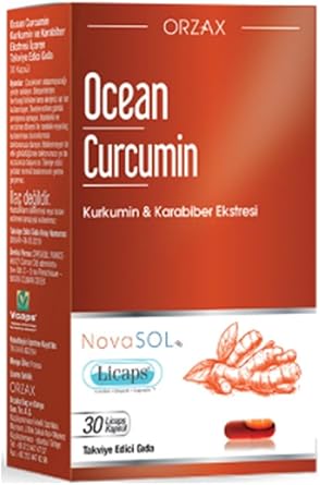 Ocean Curcumin ve Karabiber Ekstresi İçeren 30 Kapsül