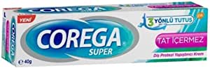 Corega Super Diş Protezi Yapıştırıcı Tat Içermez Krem 40 Gr