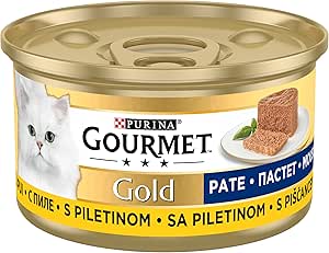 Gourmet Gold Kıyılmış Tavuklu Yaş Kedi Maması, Yetişkin, 85 g