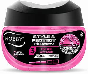 Hobby Style&Protect Islak Görünüm Saç Jölesi, 250ml