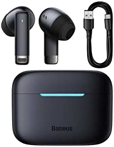 Baseus E9 Bowie ANC True Wireless Bluetooth Kulaklık-Siyah, Standart