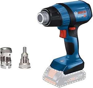 Bosch Professional GHG 18V-50 Akülü Sıcak Hava Tabancası (18 Volt, SOLO, Çalışma Sıcaklığı: 300 – 500 °C, Karton kutuda)