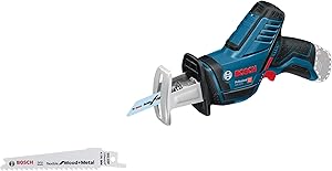 Bosch Professional GSA 12V-LI Akülü Panter Testere (12 Volt, SOLO, Ahşapta kesme derinliği: 65 mm, 3.000 strok/dk, Karton Kutuda)