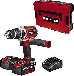 Einhell Professional Akülü Darbeli Vidalama TP-CD 18/60 Li-i BL Power X-Change (Li-Ion, 18 V, kömürsüz, 60 Nm, 32.000 darbe/dk, 2x 4,0 Ah akü ve şarj cihazı dahildir) – 4514208