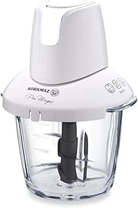 KORKMAZ A460-08 Pro Magic 4 Bıçaklı Cam Doğrayıcı Vanilya/Krom