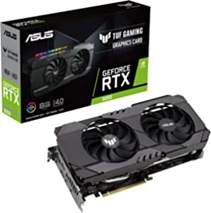 ASUS GEFORCE RTX 3050 TUF-RTX3050-O8G-GAMING 8GB GDDR6 128bit 1852MHz OC HDMI 3xDP RGB EKRAN KARTI