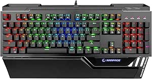 Rampage KB-RX92 COMMANDER Full RGB Ledli USB 2*Usb Hub Gaming Croatia Layout Multimedia Aluminyum Mekanik Klavye
