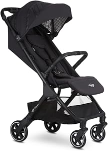 Easywalker MINI Buggy SNAP Kabin Boy Bebek Arabası Oxford Black, hafif – sadece 7,5 kg, pratik tek tuşla otomatik katlanma, doğumdan 22 kg’a kadar kullanım, yağmurluk ve seyahat çantası dahil