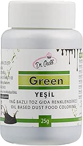 Dr.Gusto Yağ Bazlı Toz Gıda Boyası Yeşil 25 Gr