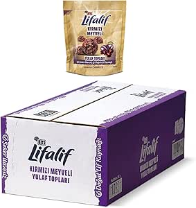 Eti Lifalif Kırmızı Meyveli Yulaf Topları 33 g x 16 Adet