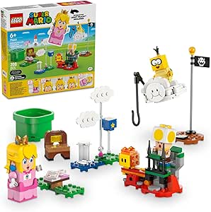 LEGO Super Mario İnteraktif LEGO Peach ile Maceralar 71441 – – 6 Yaş ve Üzeri Çocuklar için Koleksiyonluk Yaratıcı Oyuncak Yapım Seti (208 Parça)